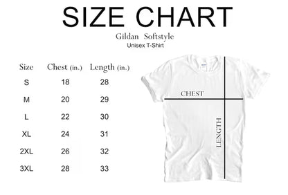Go with the Flow shirt Gildan softstyle
