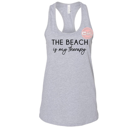 Beach Therapy tank top women's racerback tank