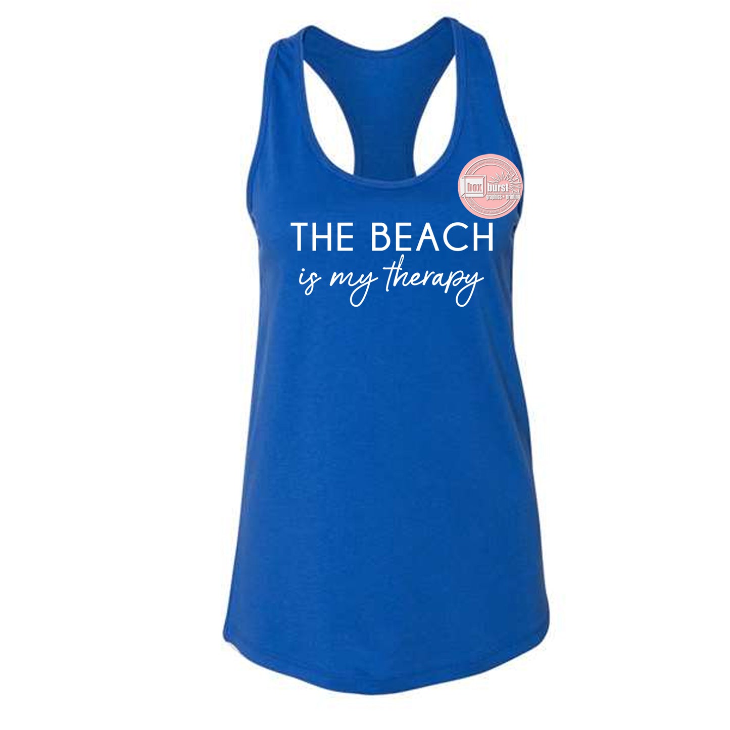 Beach Therapy tank top women's racerback tank