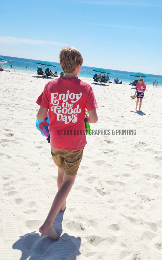 Enjoy the Good Days Pocket t-shirt, beach t-shirts