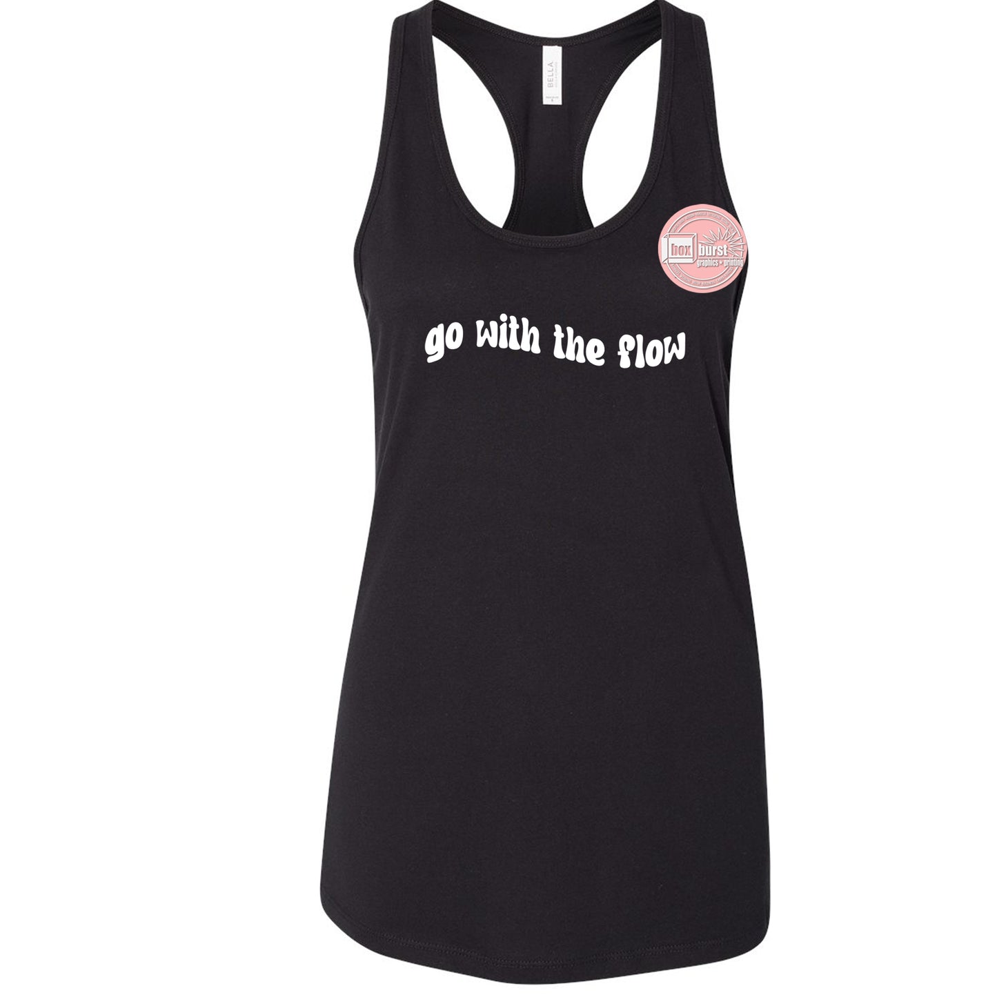 Go with the flow tank top racerback women's yoga tank top