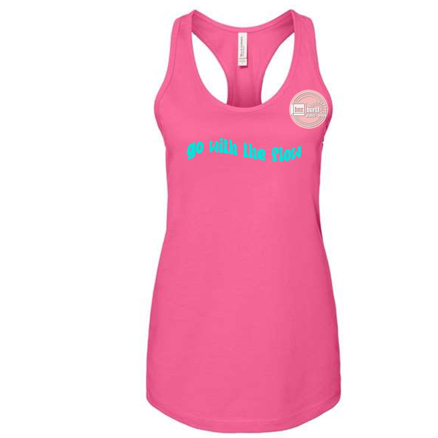 Go with the flow tank top racerback women's yoga tank top