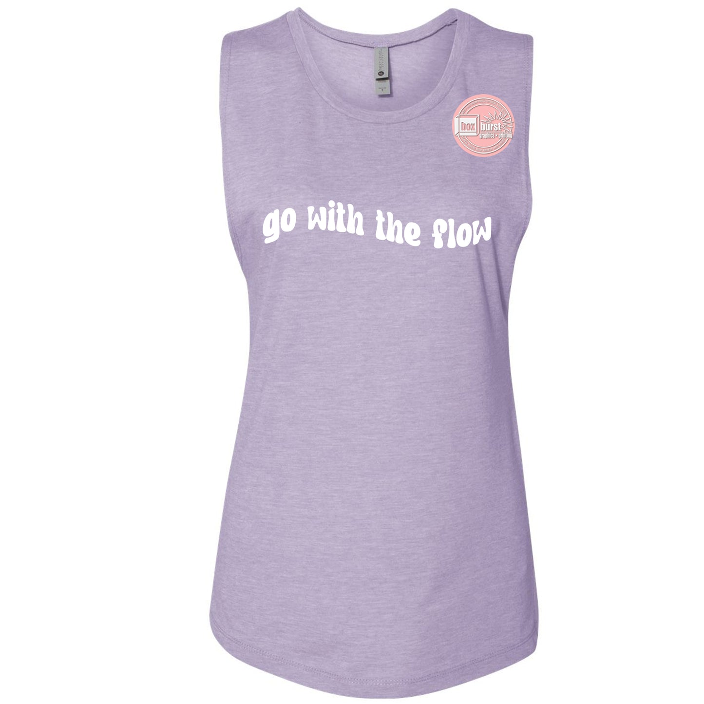 Go with the flow muscle tank top women's muscle tank