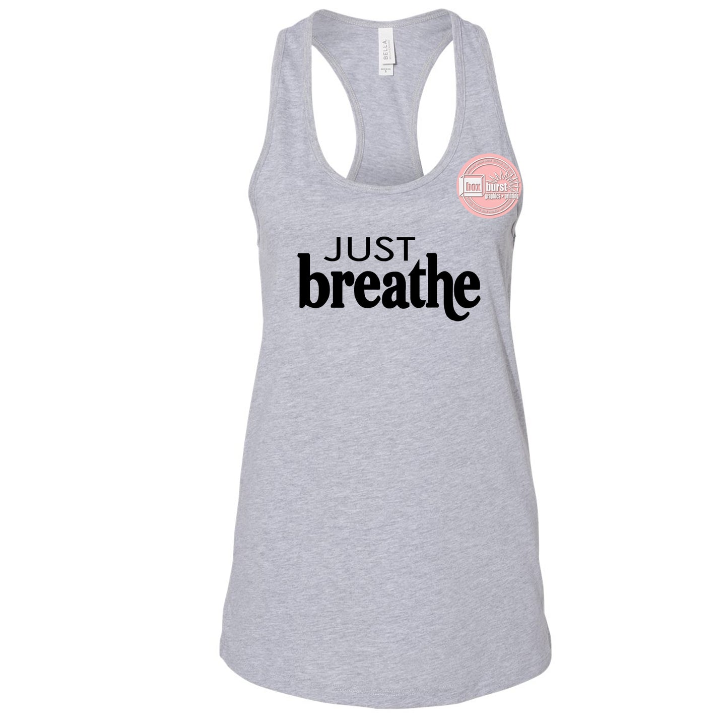 Just Breathe tank top women's racerback tank