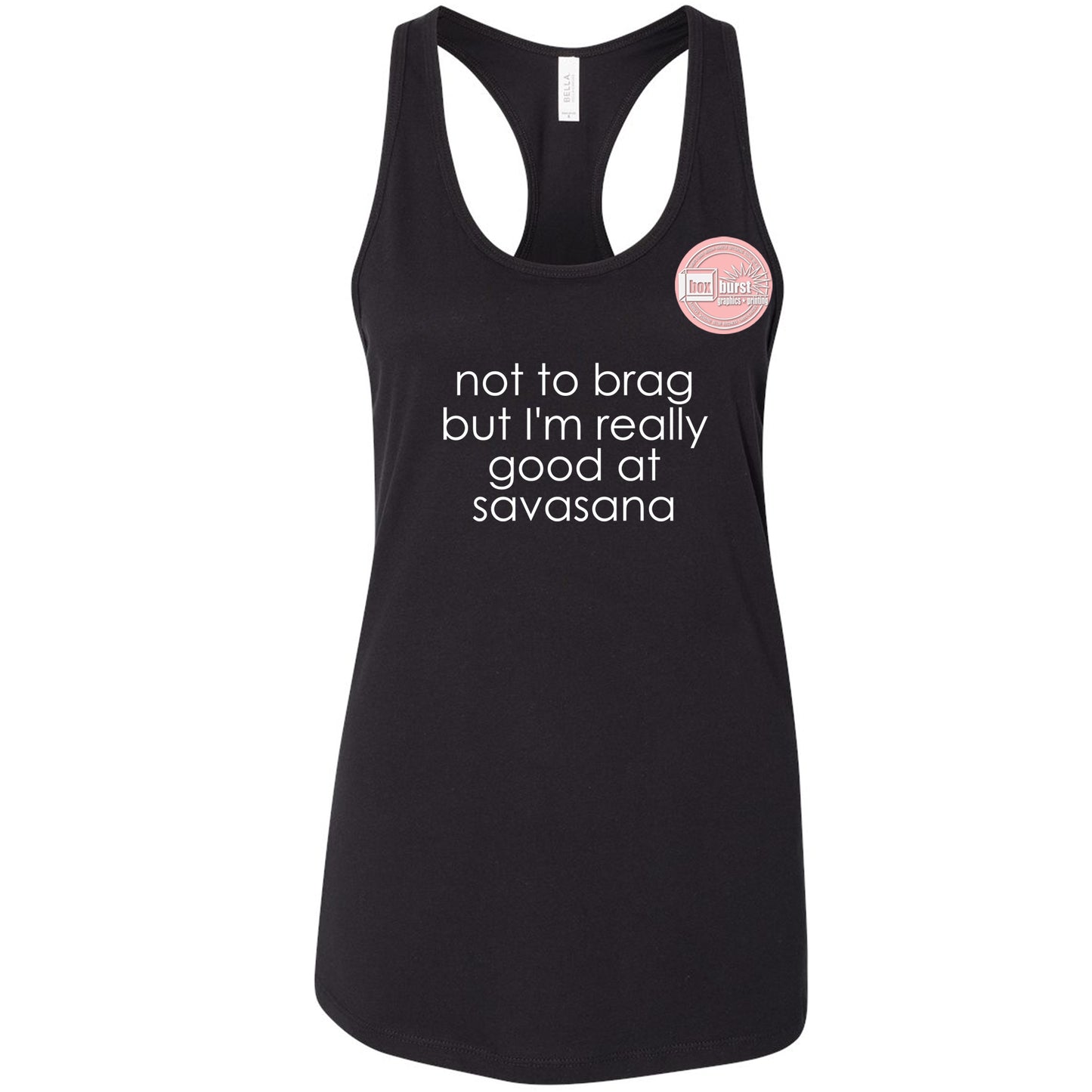 Savasana tank top racerback women's yoga tank top