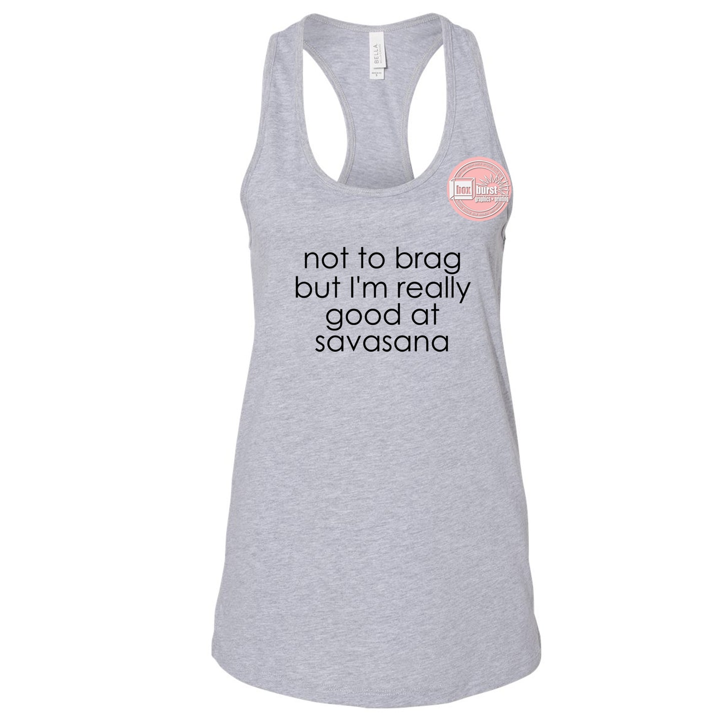 Savasana tank top racerback women's yoga tank top