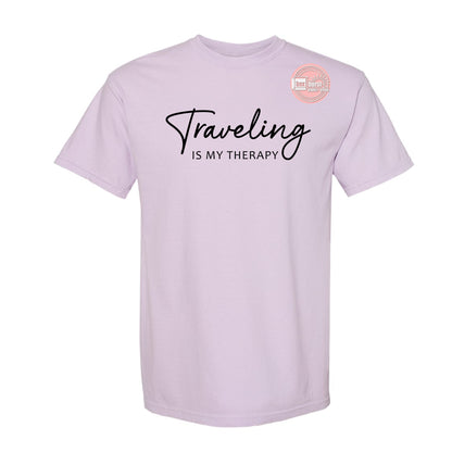 Traveling is my therapy t-shirt