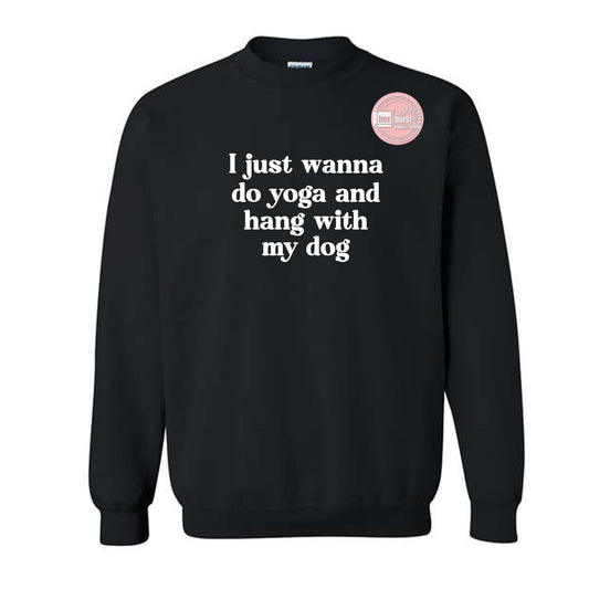 Yoga Dog sweatshirt
