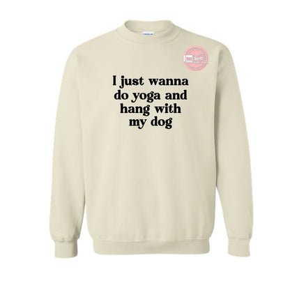 Yoga Dog sweatshirt