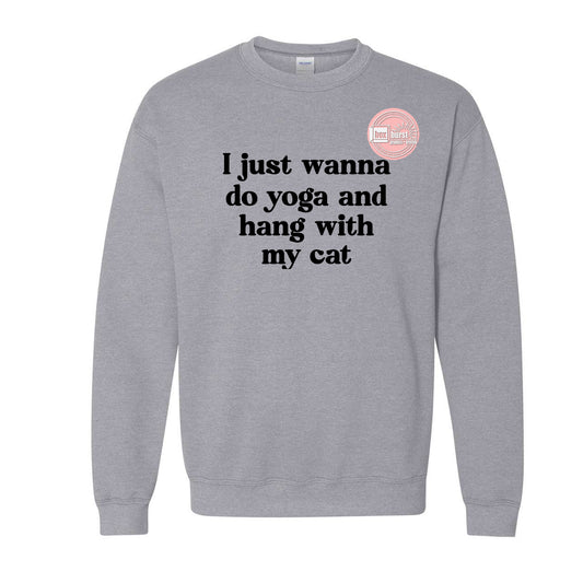 Yoga Cat sweatshirt