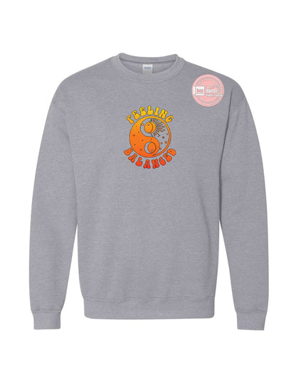 Feeling Balanced unisex crew neck sweatshirt