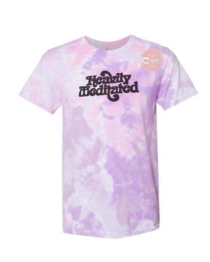 Heavily Meditated Dreamy Tie Dye Tee unisex adult