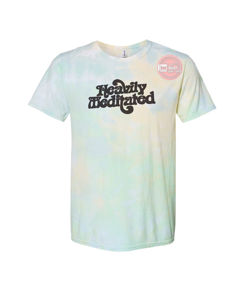 Heavily Meditated Dreamy Tie Dye Tee unisex adult