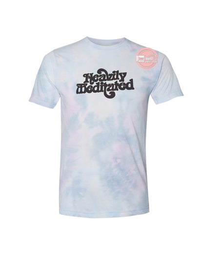 Heavily Meditated Dreamy Tie Dye Tee unisex adult