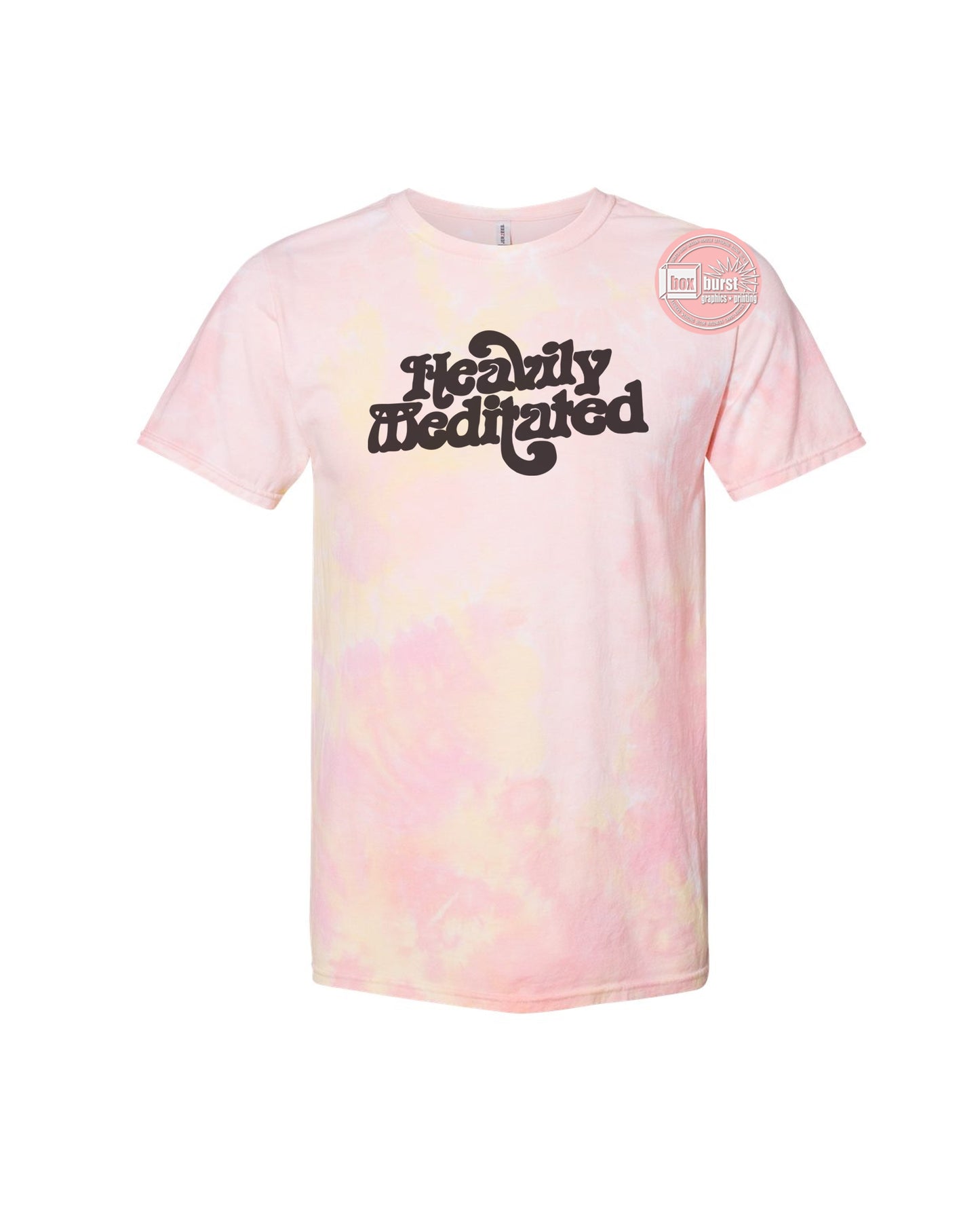 Heavily Meditated Dreamy Tie Dye Tee unisex adult