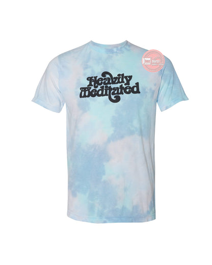 Heavily Meditated Dreamy Tie Dye Tee unisex adult