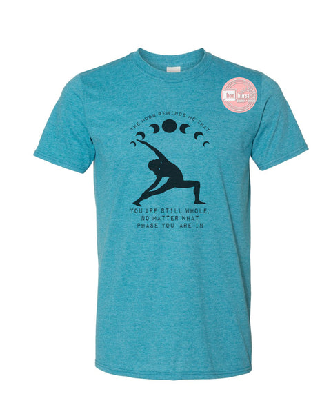 The moon reminds me you are whole t shirt vintage unisex adult soft festival tee