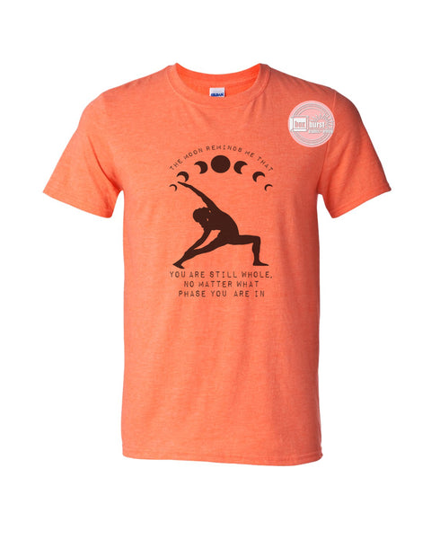 The moon reminds me you are whole t shirt vintage unisex adult soft festival tee
