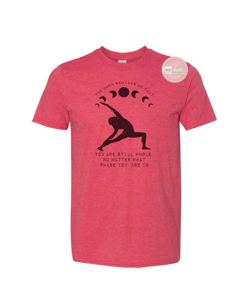 The moon reminds me you are whole t shirt vintage unisex adult soft festival tee