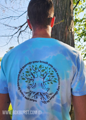 Breath Tree of Life Dreamy Tie Dye Tee unisex adult
