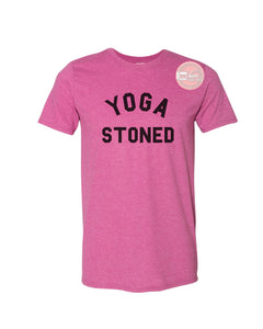 Yoga Stoned t shirt vintage unisex adult soft festival tee