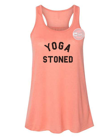 Yoga Stoned women's flowy racerback tank