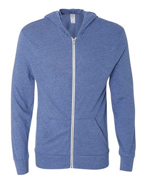 Mama Sleeve light weight zip up hoodie unisex