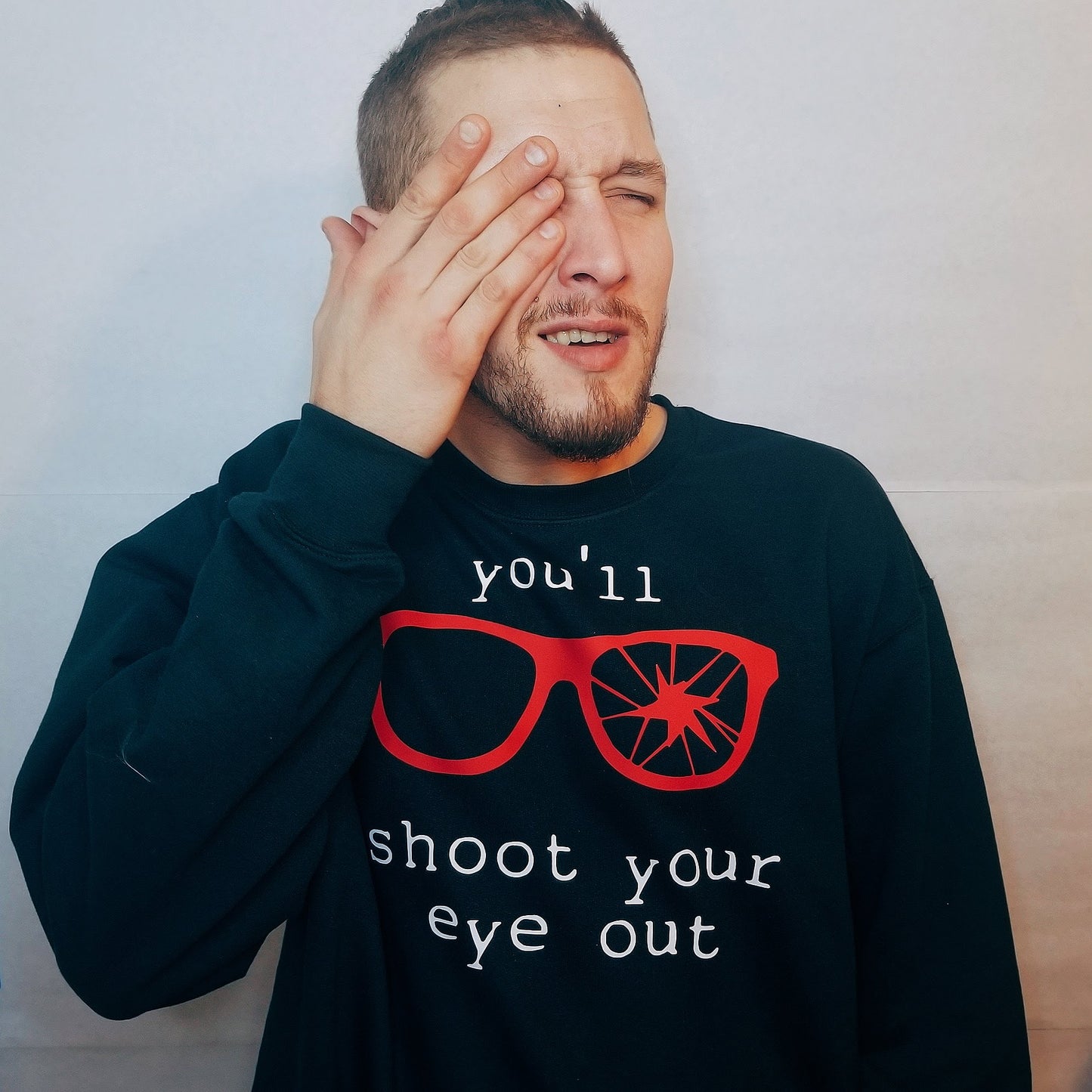 You'll shoot your eye out crew neck sweater unisex christmas sweater