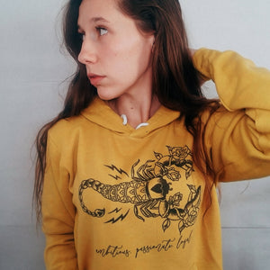 Scorpio Heather Mustard Bella Hoodie