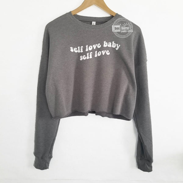 Self love hippie crop bella sweater