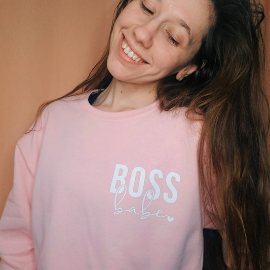 Boss Babe crew neck sweater