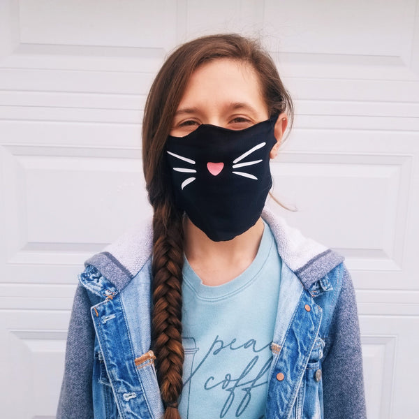 Kitty Face Daily Face Mask Cover