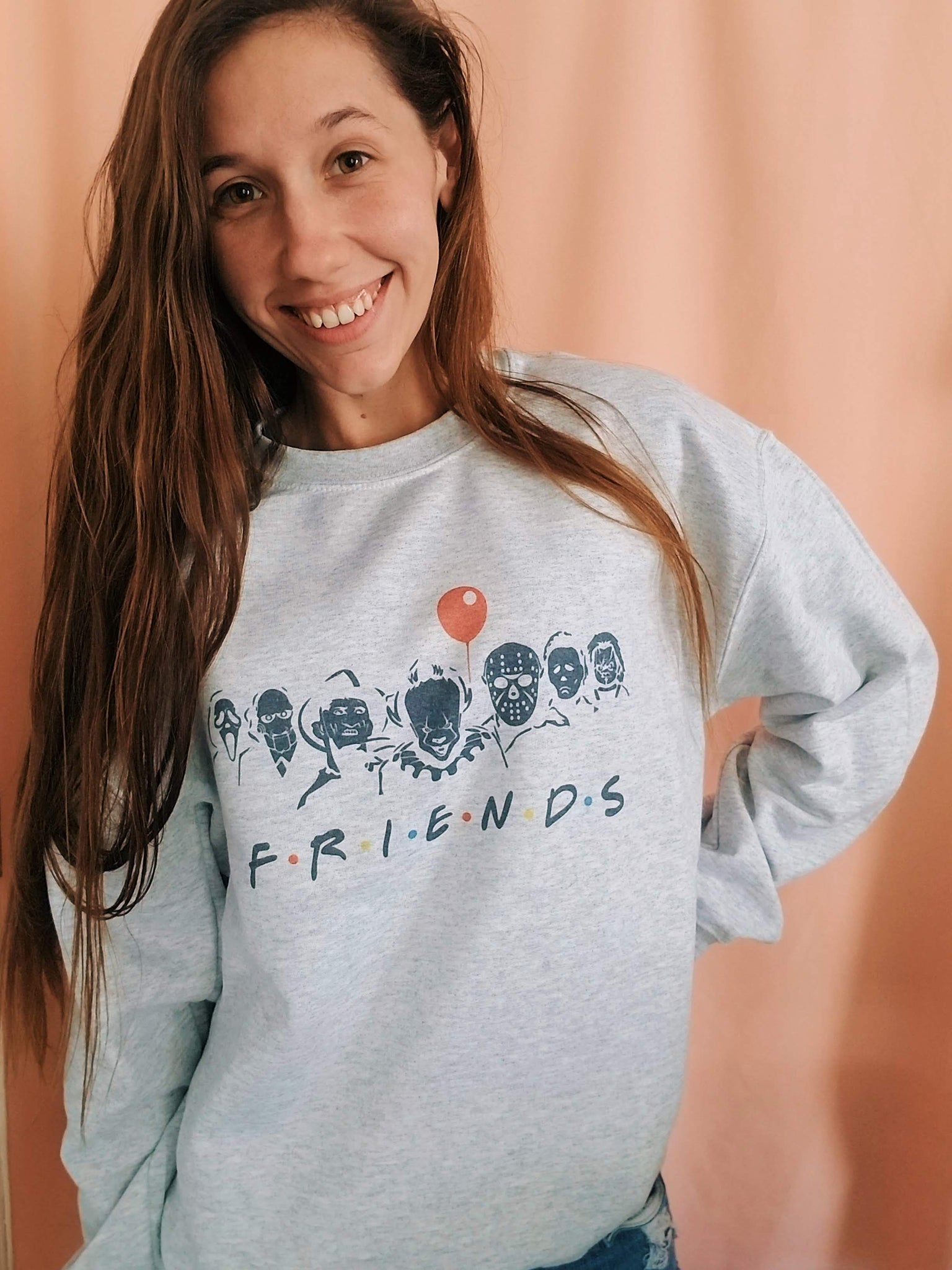 FRIENDS Halloween vintage unisex crew neck sweat shirt