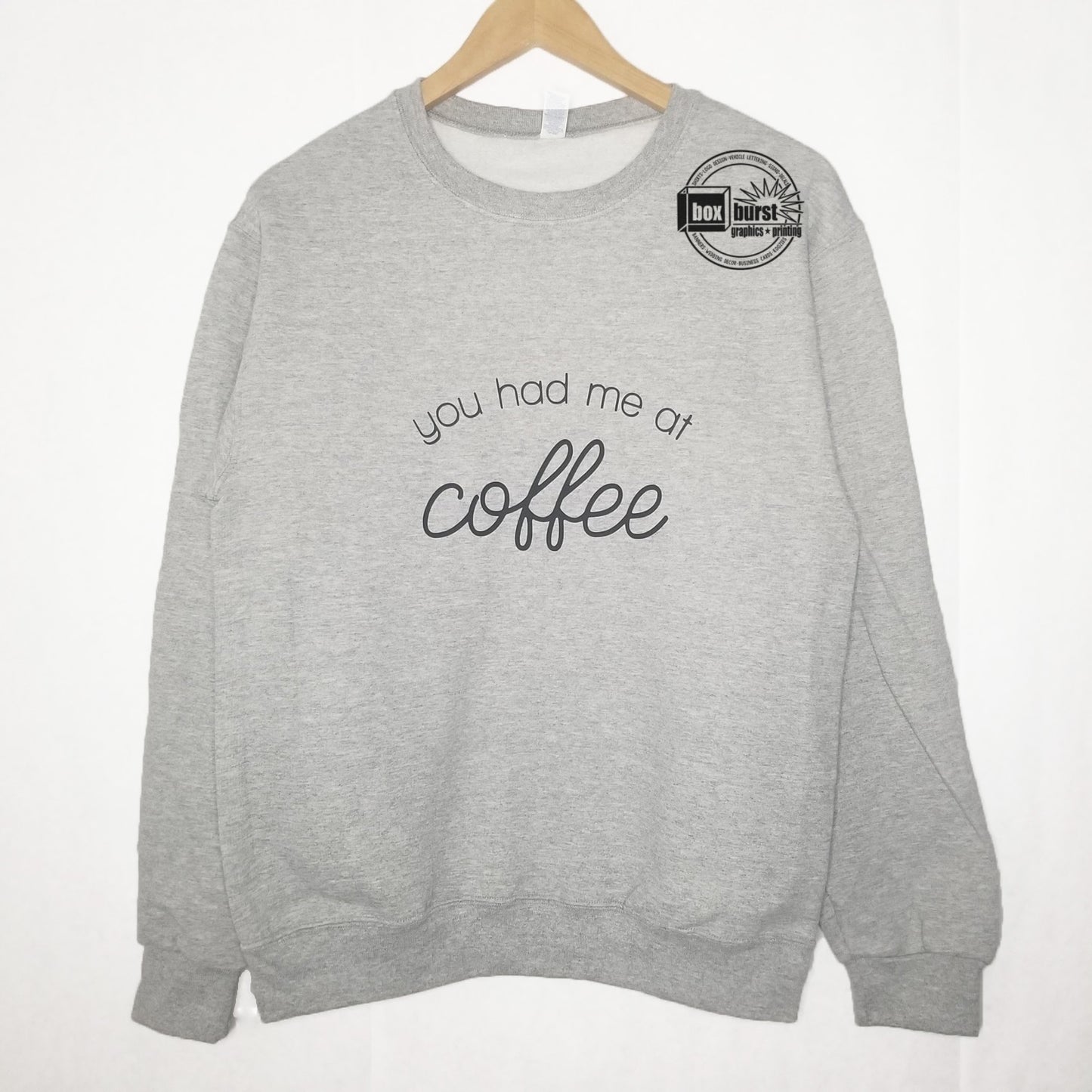 You had me at coffee sweater