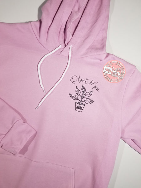Plant Mom unisex soft bella hoodie ink print