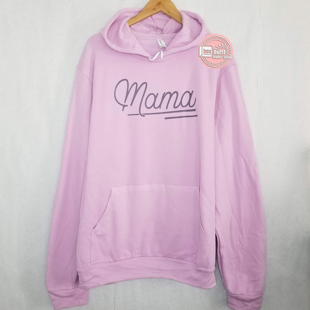 Mama unisex soft bella hoodie ink print