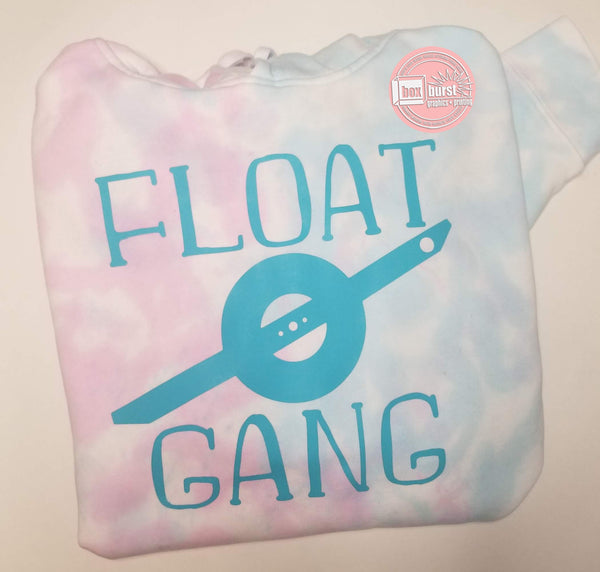 One wheel Tie Dye Hoodie unisex float gang hoodies