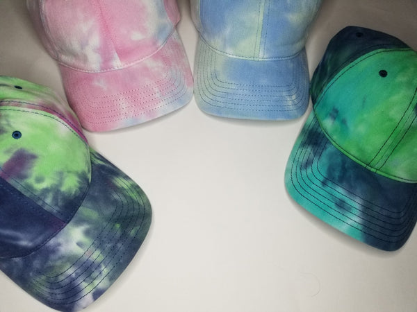 Tie dye baseball cap