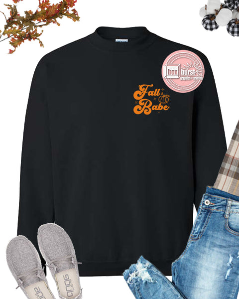 Fall Babe unisex crew neck sweatshirt