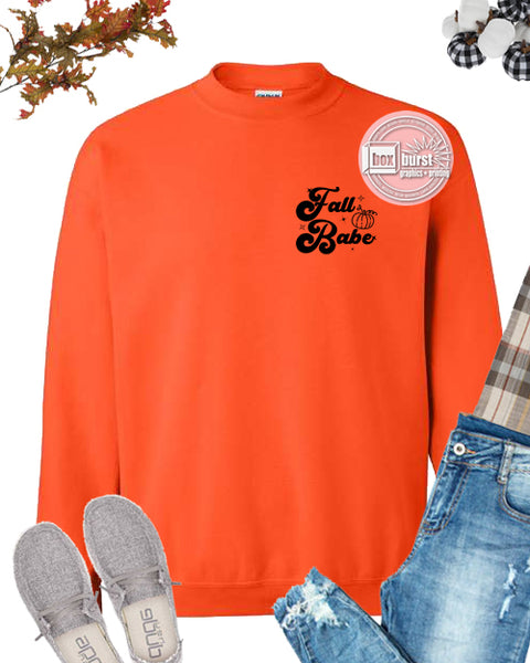 Fall Babe unisex crew neck sweatshirt
