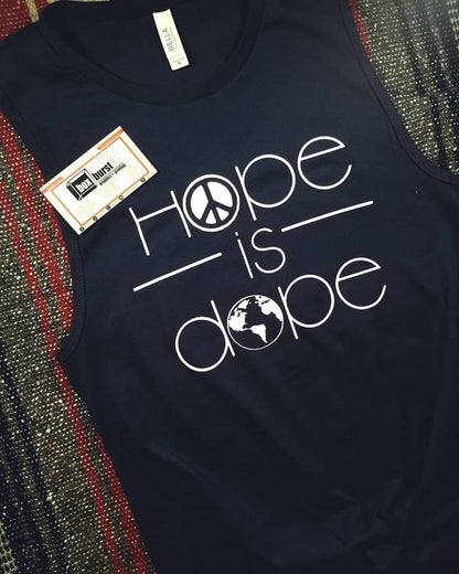 Hope is Dope Women's flowy Muscle tank top