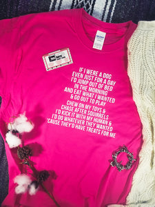 If I were a dog t shirt funny dog lovers shirt