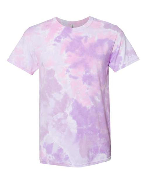 Let's Root for each other and watch each other grow tie dye ink print tee