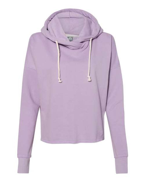 BLANK Women’s Lounge Fleece Hi-Low Hooded Sweatshirt