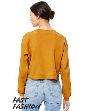 Stay Golden women's raglan pullover fleece