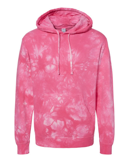 XOXO tie dye crackle unisex hoodie