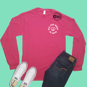 All you need is love long sleeve tee