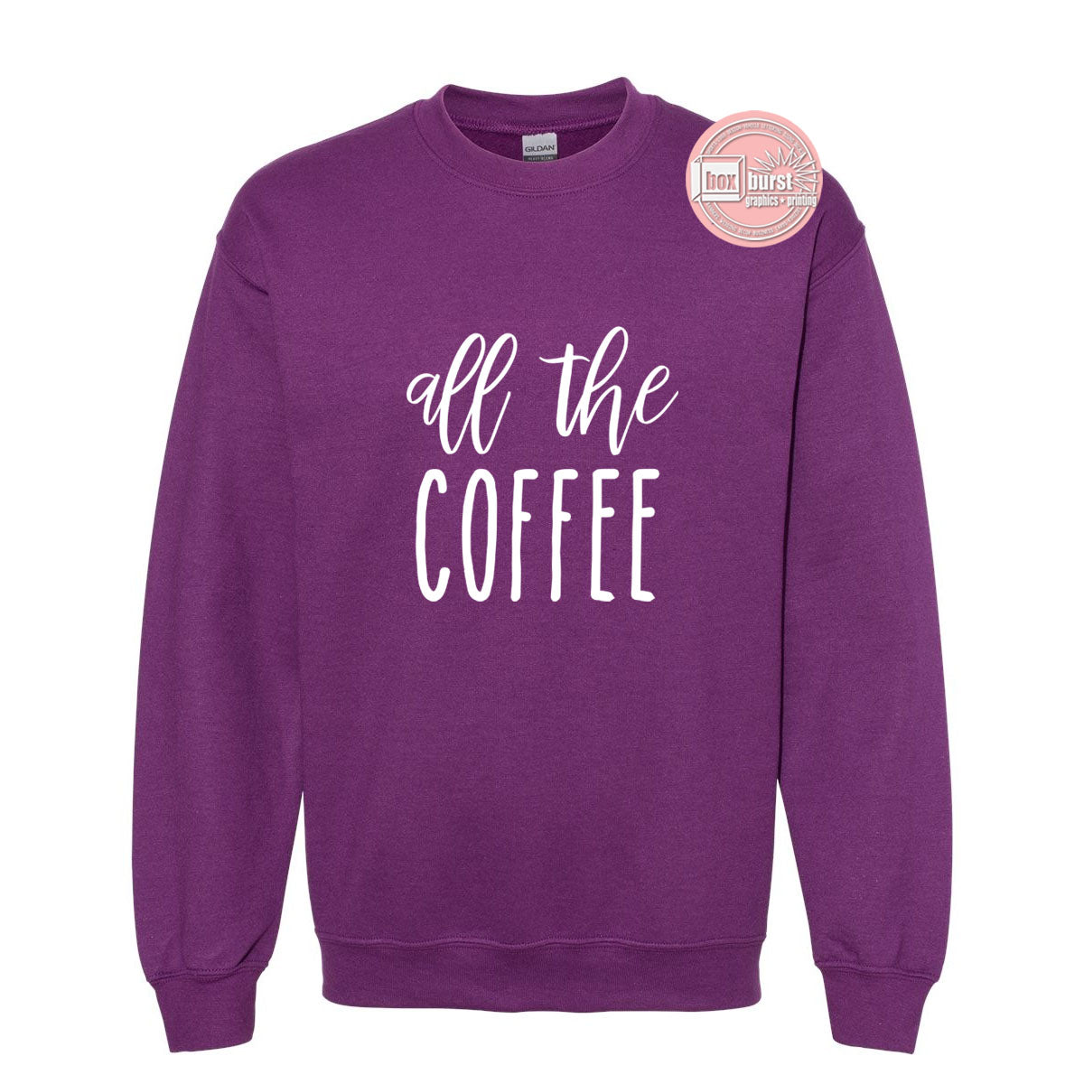 All the coffee unisex fleece lined sweater