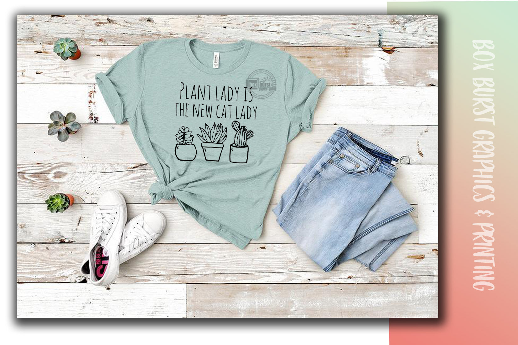 Plant Lady is the new cat lady unisex bella tee