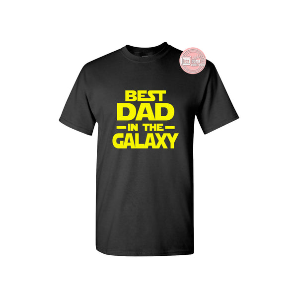 Best Dad in the Galaxy father's day shirt unisex gildan tee